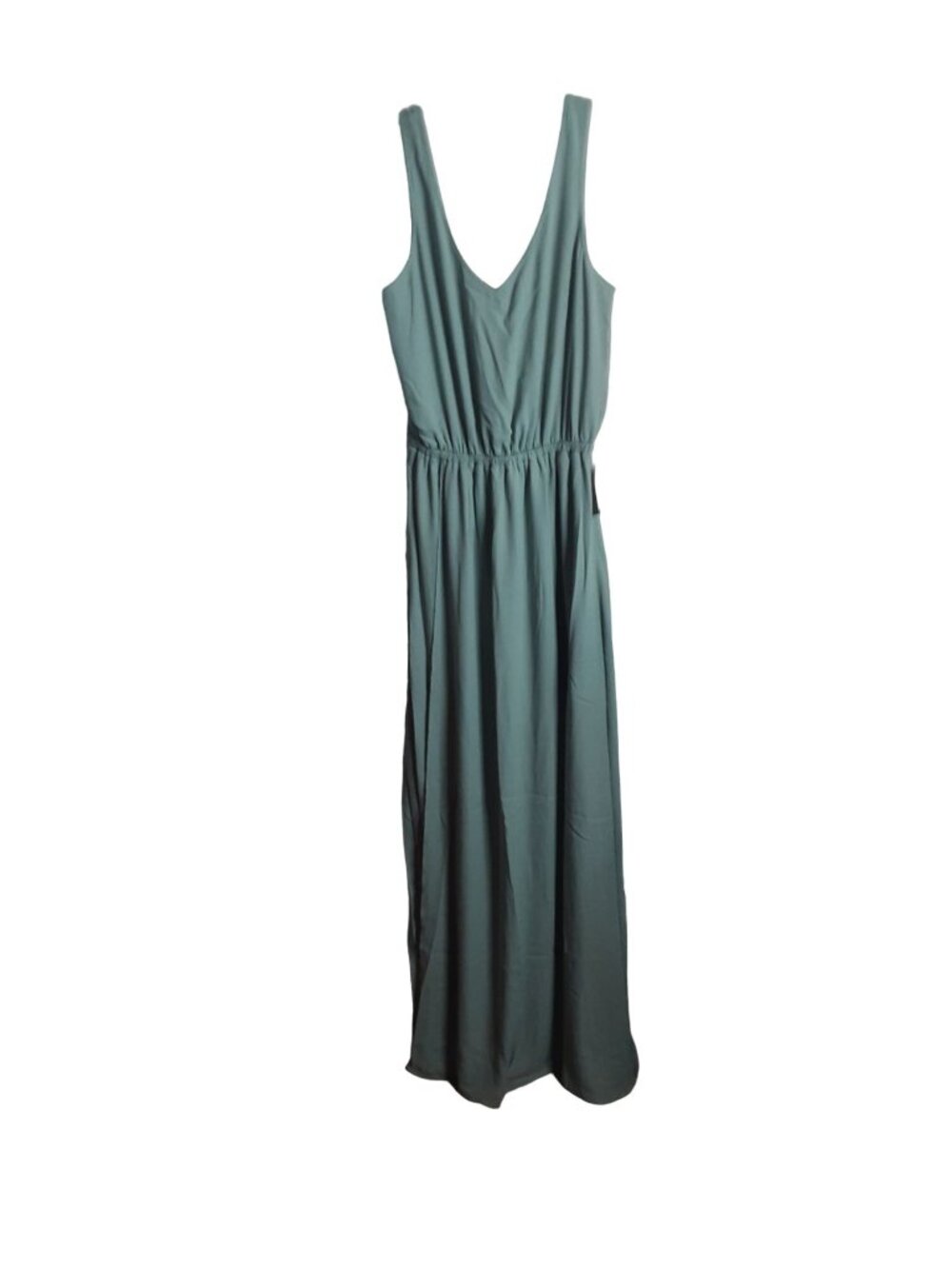 Show Me Your MuMu Kendall Maxi Dress Silver Sage Crisp Women X Large